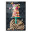 Art mural en verre épique «Waiting For The Party» par Heather Gauthier, 16 po x 24 po-1355487351