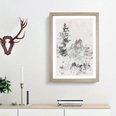 Mountain Peak - Picture Frame Painting Print