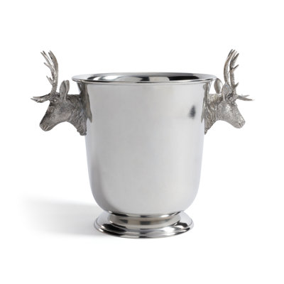 Pewter Wine Cooler and Ice Bucket