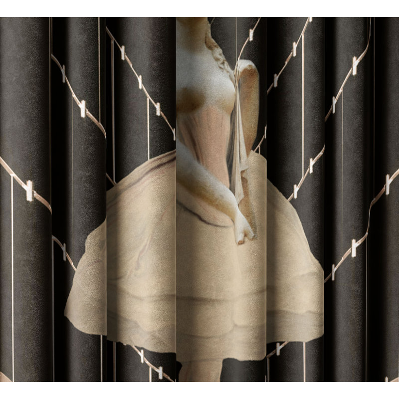 Blackout Curtain Panel Pair, 148 W x 300 D cm