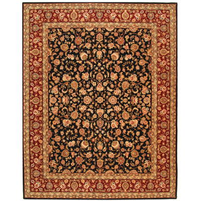 Persian Court Oriental Hand-Tufted Wool/Silk Red Area Rug