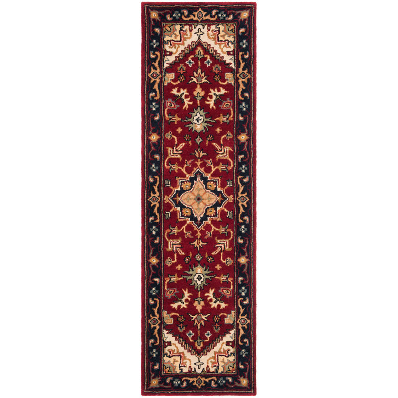 Balthrop Hand Tufted Wool Oriental Rug, Runner 2'3" x 8'