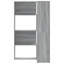 Azamat 140cm H x 85cm W Bookcase-4978880