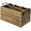 Wood Rectangle Flatware Caddy