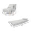 Nerissa Single 77cm Upholstered Futon Chair