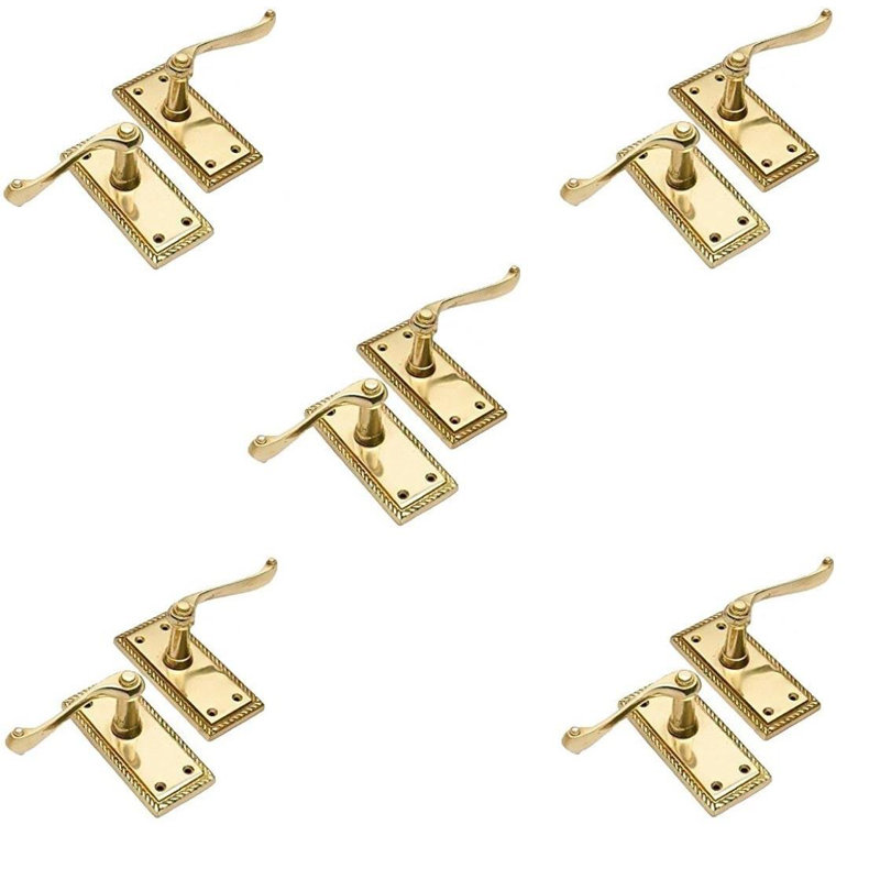 Door Handles with Spindle and Fixings