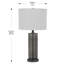 Lampe de table fumée transparente 26,75 po Rylie