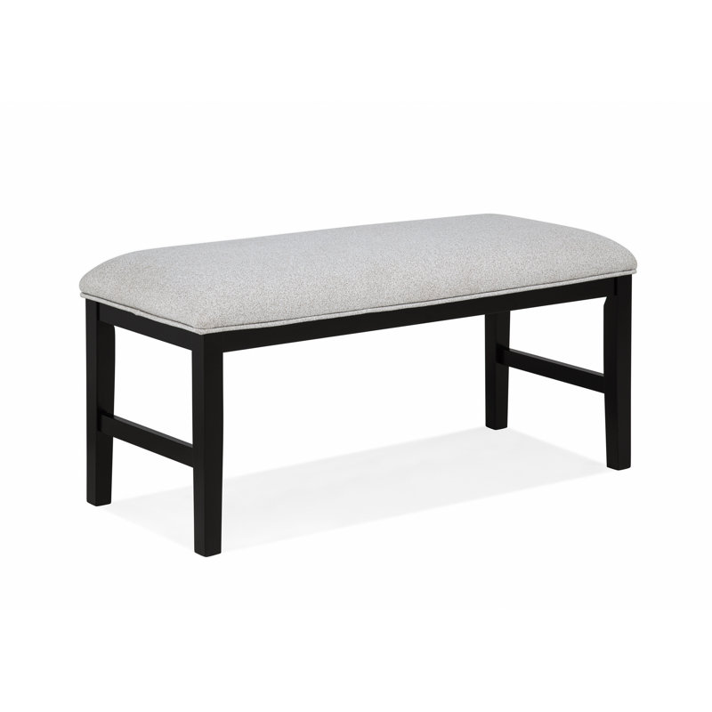 Banc en bois gris clair 1pc
