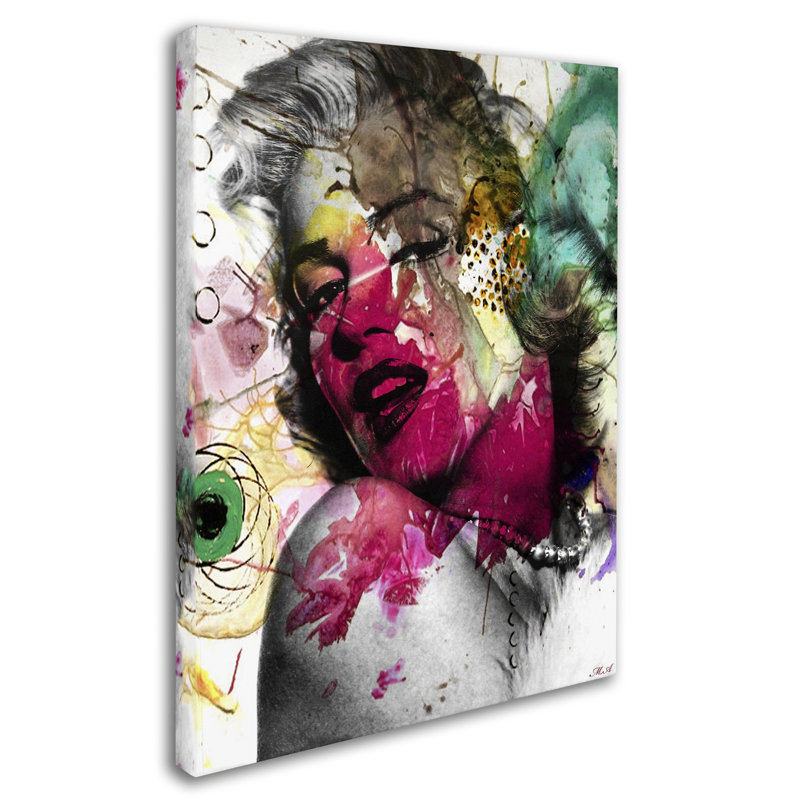 « marilyn monroe ii », impression sur toile tendue, H 32 po x l 24 po x P 2 po