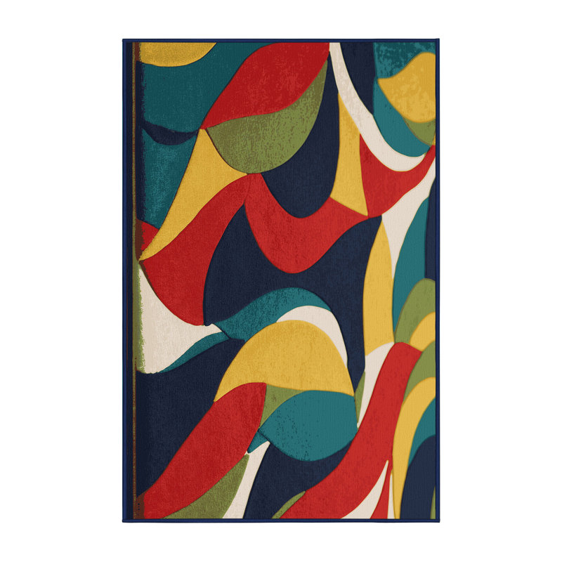 Snappy Wiggle Rug, Rectangle 3' x 5'