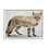 «Woodland Nature Silhouette Fox» par Kim Curationa - cadre flottant, impression sur bois