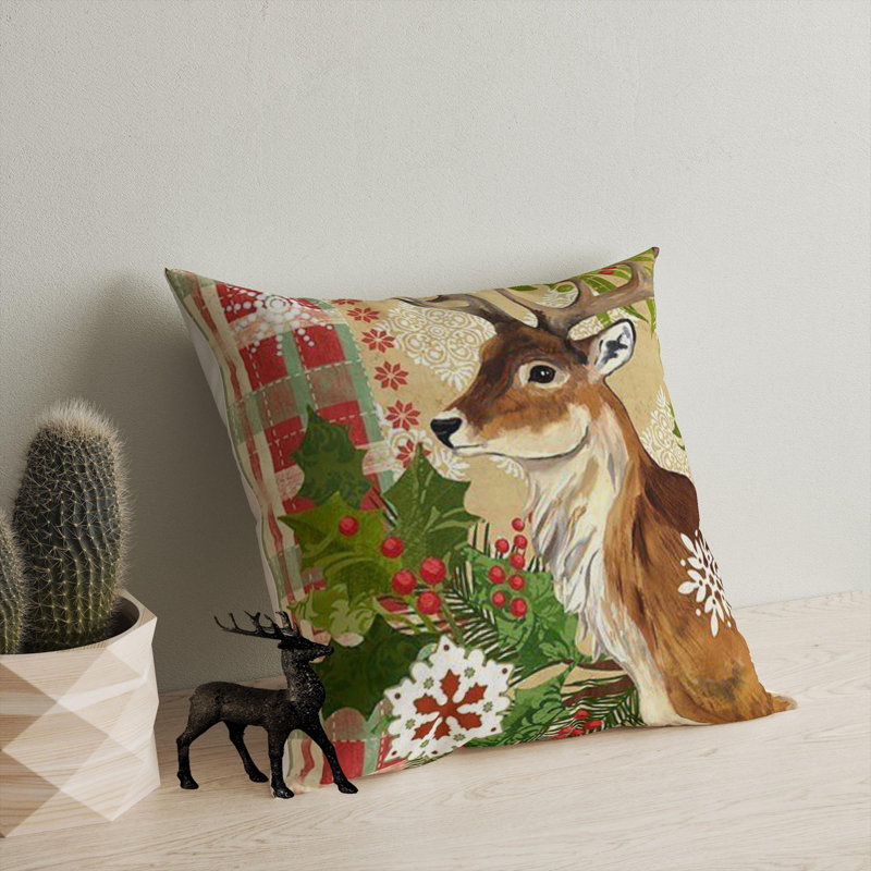Premium Washable Cushion, 17.0 x 17.0 Inches, 50% Cotton / 50% Polyester, Silicone Filling, Concealed Zip | Soft, Comfortable & Ironable | Perfect for Home Decor, Living Room & Bedroom Accents