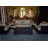 Rectangle Polyresin and Glass Propane and Natural Gas Smokeless Fire Pit Table with Lid-11958600