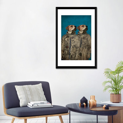 « voyage into outer space », impression sur toile