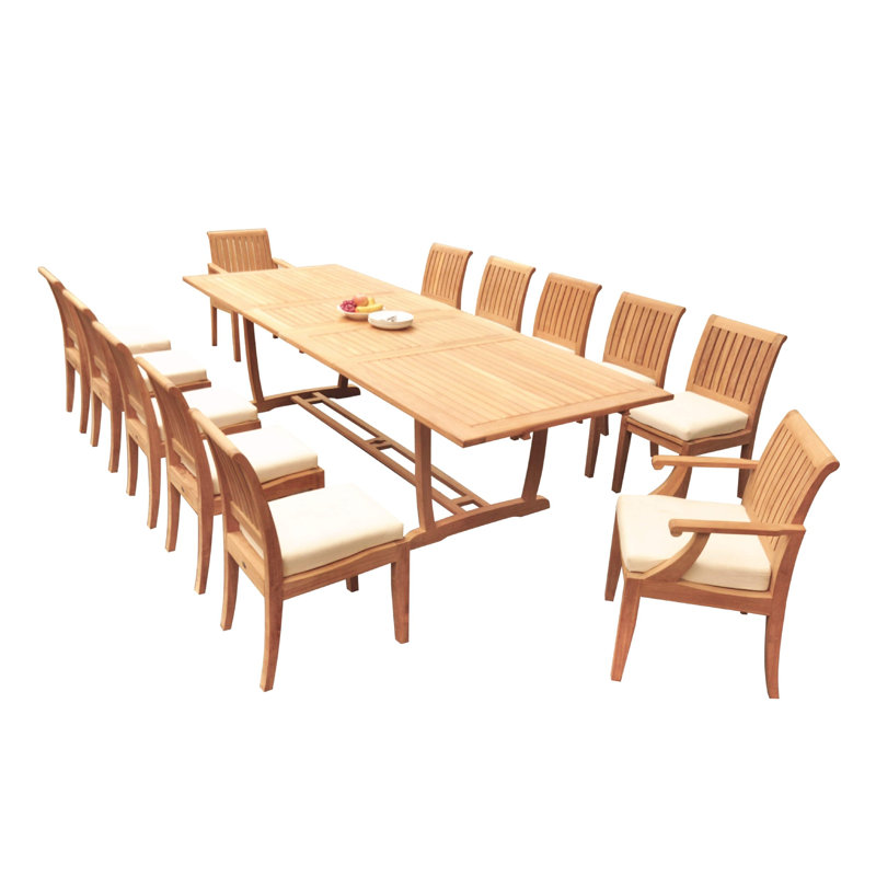 Ensemble de salle à manger Estevan, H 30,5 po x L 117 po x l 40 po, 12
