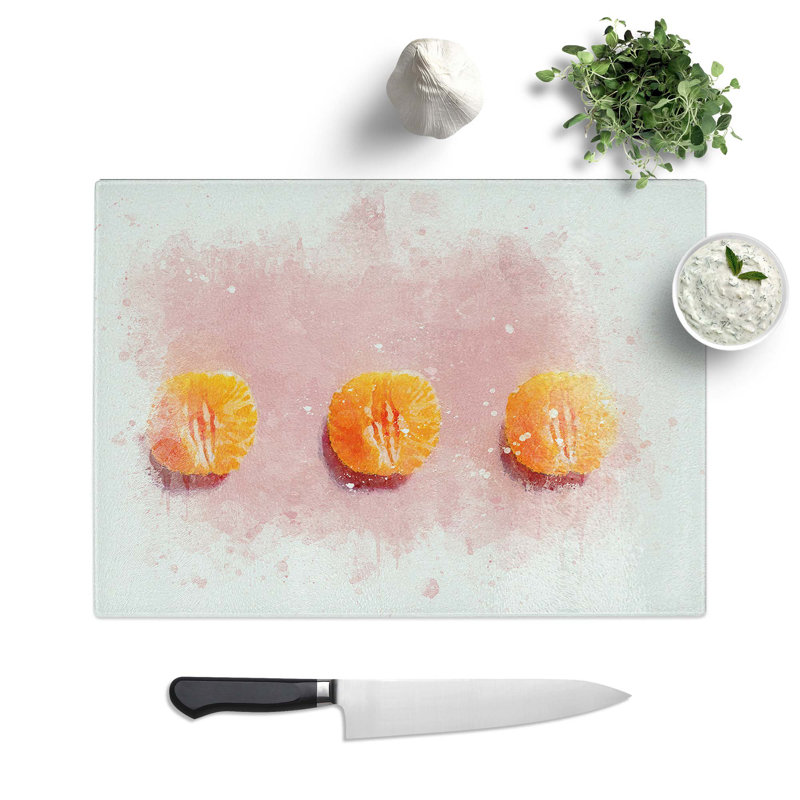 Tempered Glass Chopping Board, 28.5 cm W x 20 cm L