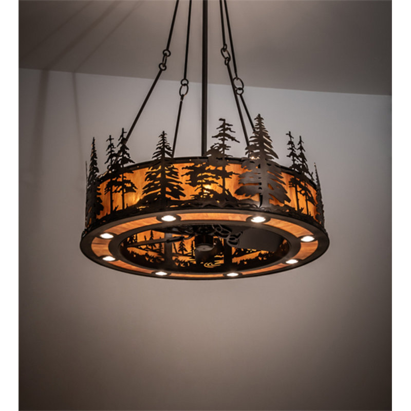 Tall Pines Downrod Ceiling Fan