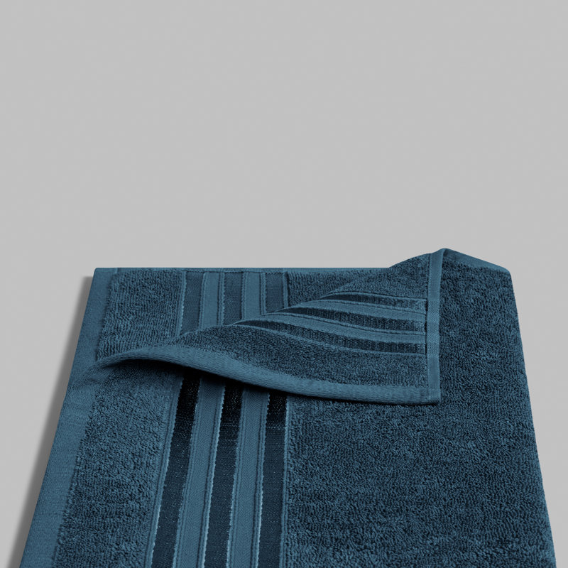 Arcadia Bath Sheet, Navy, Hand Towel - 1 Pack