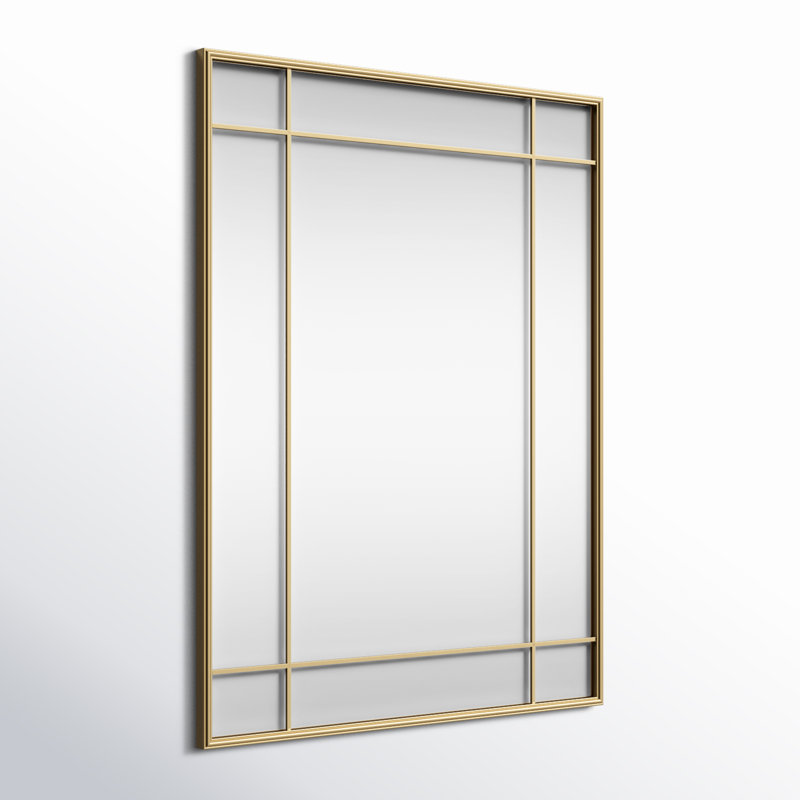 Miroir mural Chancey, Laiton, H 40 po x l 30 po