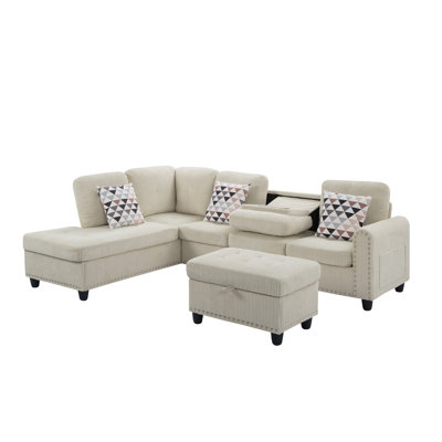3 - Piece Upholstered Sectional