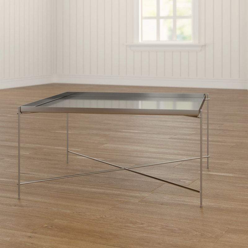 Haverhill Four Leg Coffee Table, Chrome
