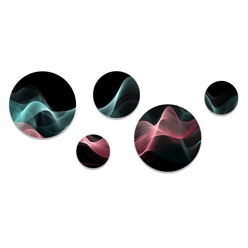 Abstract Wall Decor on Metal
