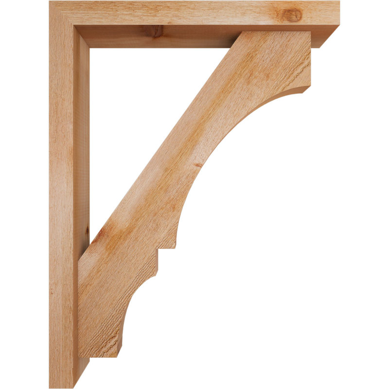 Support de bloc Balboa avec entretoise décalée, 32 x 24, Cèdre rouge occidental de l 4 po (scié brut)