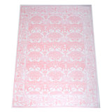 Pink William Morris Washable Runner with Built-in Padding and Non-Slip Backing