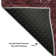 Premium Machine Washable Fehr Merlot Rug