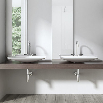 Durovin Bathrooms 380mm L x 600mm W Natural Engineered Stone Rectangular Sink