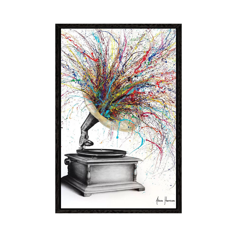 Supreme Forte by Ashvin Harrison - Print on Canvas, 152.5 cm H x 101.5 cm W, Black Framed