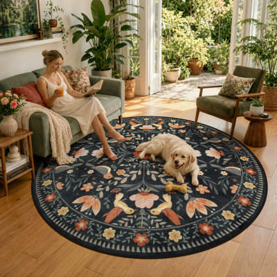  Tapis lavables Boho Bird