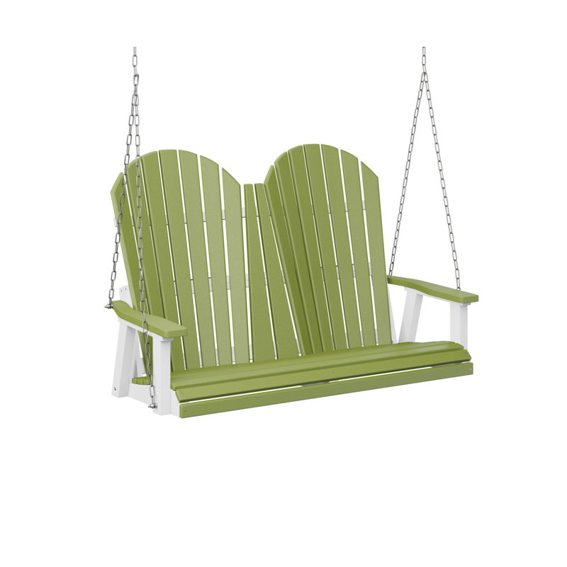 Balançoire berline Berlin, Vert kiwi / blanc
