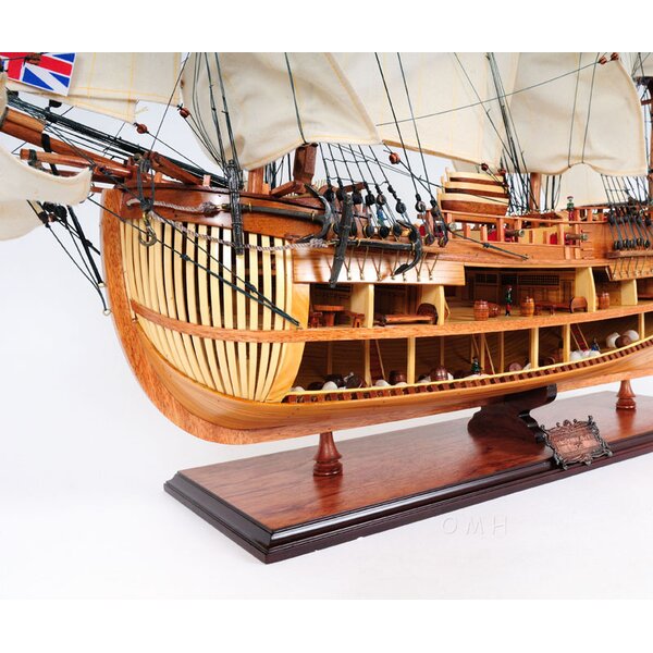 Old Modern Handicrafts Handmade Transportation Model Ship | Wayfair