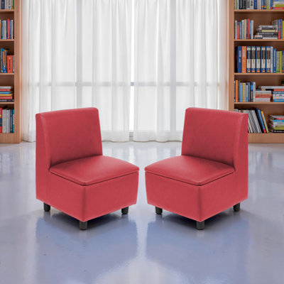 Kid Comfort Collective Modular Chairs, 2-Pack - Red