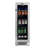 Whyter 12" width 75 Cans Stainless Steel Beverage Refrigerator with Digital Control