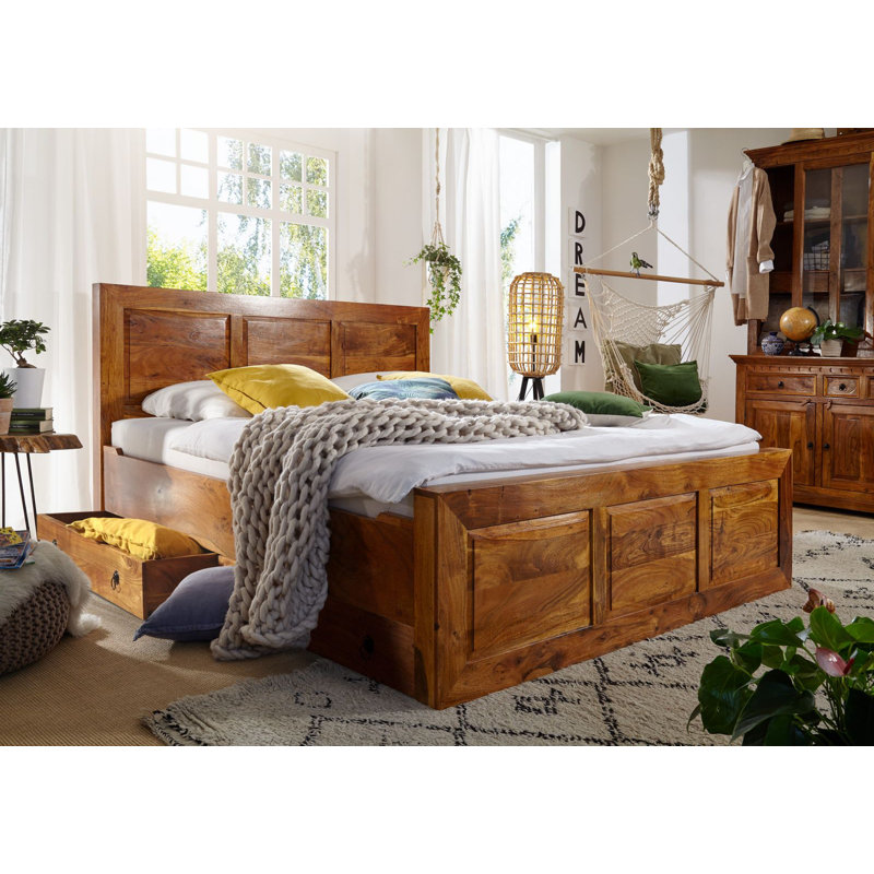 Oxford Solid Wood Drawers Bed