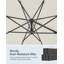 Chanton 300cm Balcony Parasol-1563803013