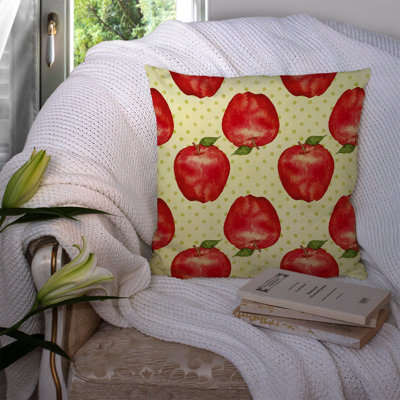  Coussin extérieur pommes et pois