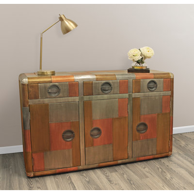 Dillian 3 Drawer 3 Door Sideboard