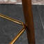 Ensemble de 2 tabourets de comptoir capitonnés Mid-Century Modern