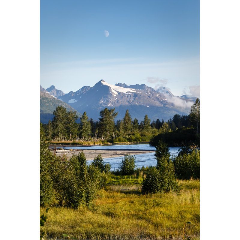 Kenai River Bends by Pniesen - Wrapped Canvas Print, 46cm H x 30cm W x 3.8cm D