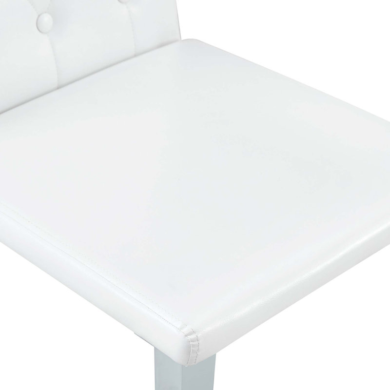 Ensemble repas industriel avec chaises ergonomiques, Blanc