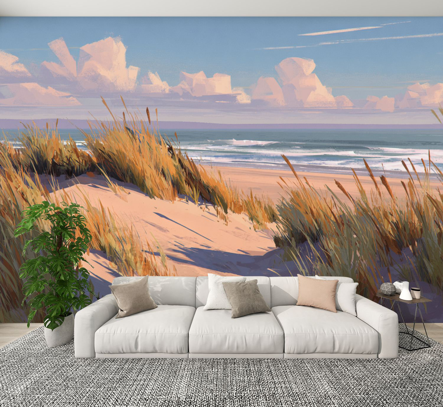 Red Barrel Studio Coastal Peel and Stick Wallpaper Whimsical Seaside ...