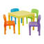 Children's Multicoloured Table and Four Chairs Set