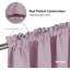 Polyester Blackout Rod Pocket Curtain Pair