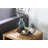 Middlet Wooden Side Table with 2 Shelves, Solid Oak Table 18" Long