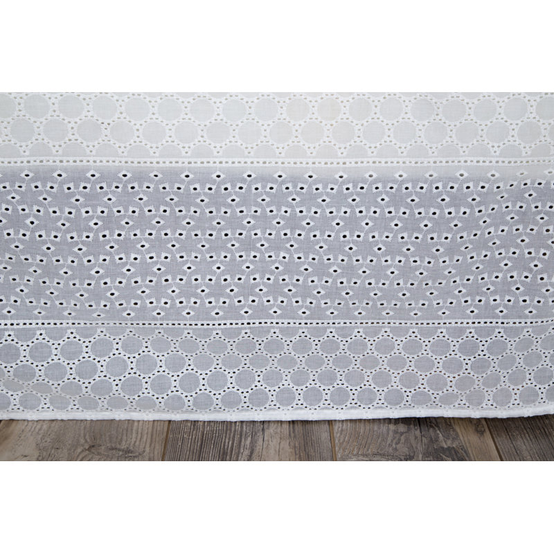 Eyelet Tailored Bed Skirt, Queen