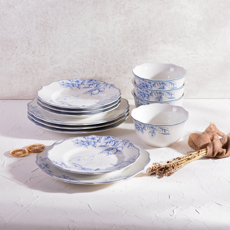 222 Fifth Wayfair Christmas Dinnerware Fez 20 Piece Dinnerware Set