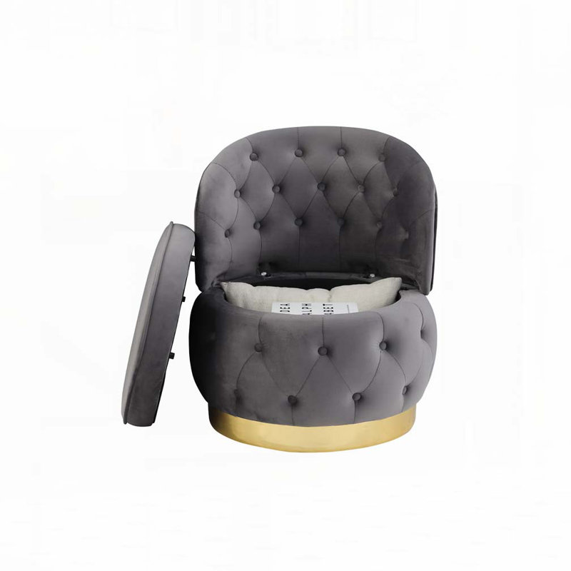 Chaises de rangement pivotantes 360 degrés, Grey